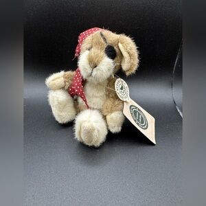 Boyd’s Bears Pirate McNibble Mouse Plush of Indy’s Treasure Set QVC Exclusive